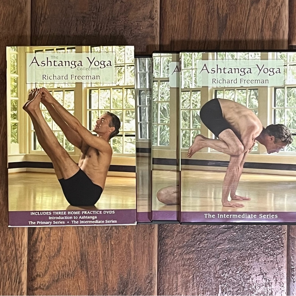 3 Ashtanga Yoga Progressive Practice Collection by Richard Freeman DVD Set